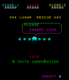 Lunar Rescue Title Screen